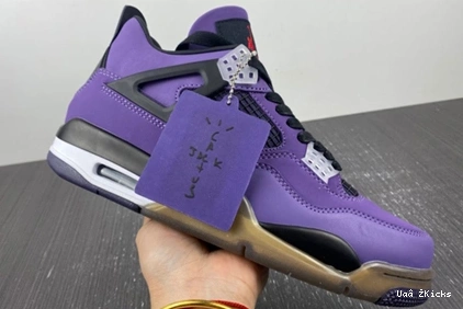 4 Air TRAVIS Retro Jordan 526 dynasty 766302 purple DailyWear SCOTT 1027